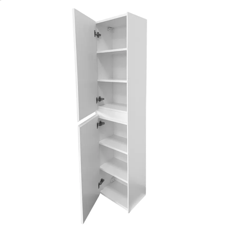 Badnor Melanie HVIT 120+40cm dobbel servant (1417) Leon speilskap