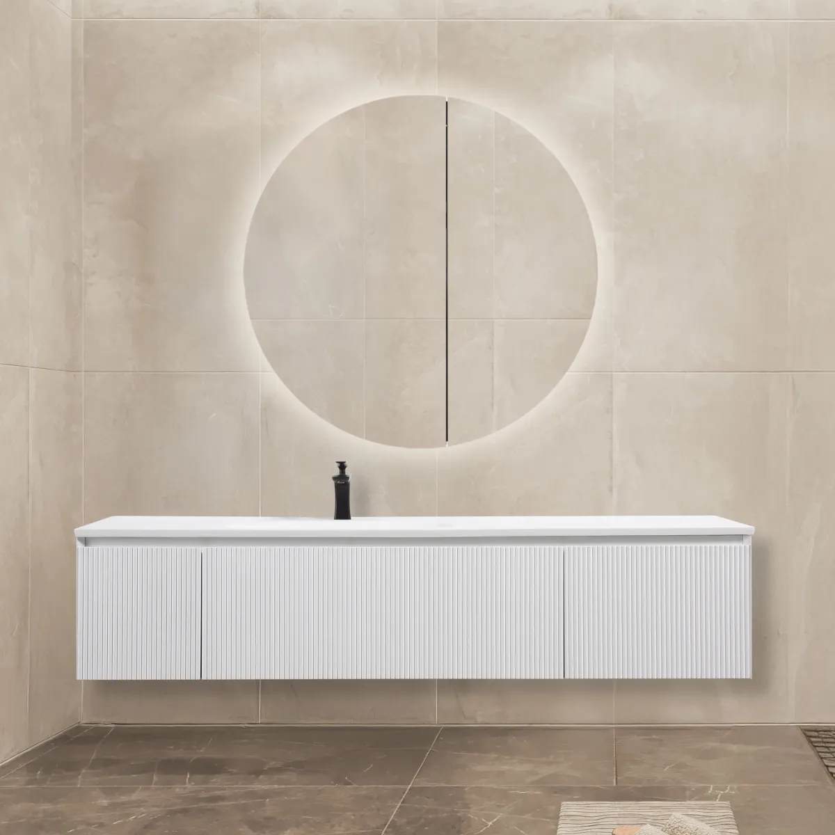 Badnor Merethe 165cm møbelpk. (7307) Leon speilskap