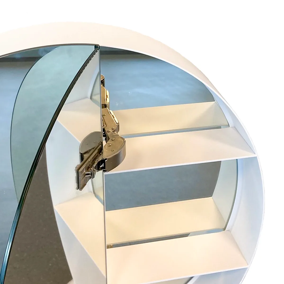 Badnor Maiken 80+40cm mbl.pk. (9419) Leon speilskap m/lys